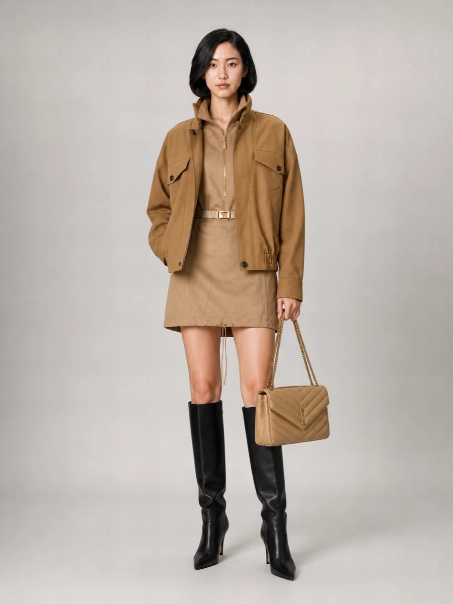Saint Laurent cotton oversized jacket