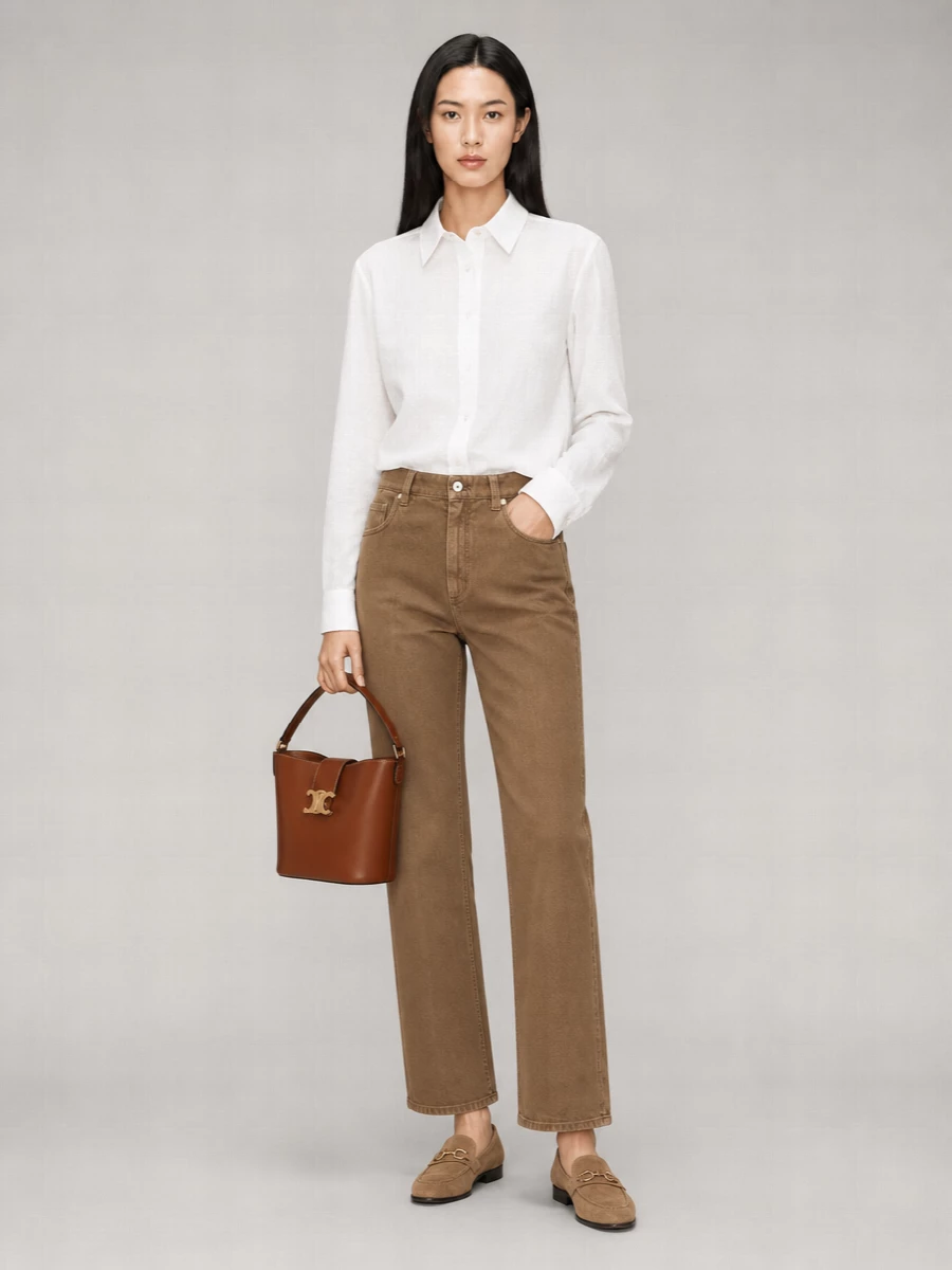 Brunello Cucinelli Denim Straight-Leg Jeans