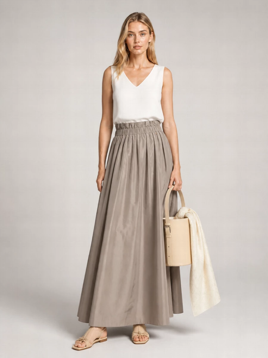 Herno Midi Full Skirt
