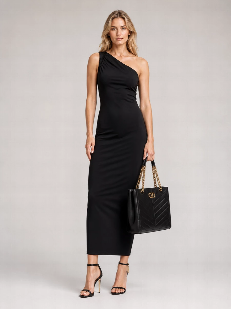 Tom Ford Leather Padlock Pointed-Toe Heeled Sandals