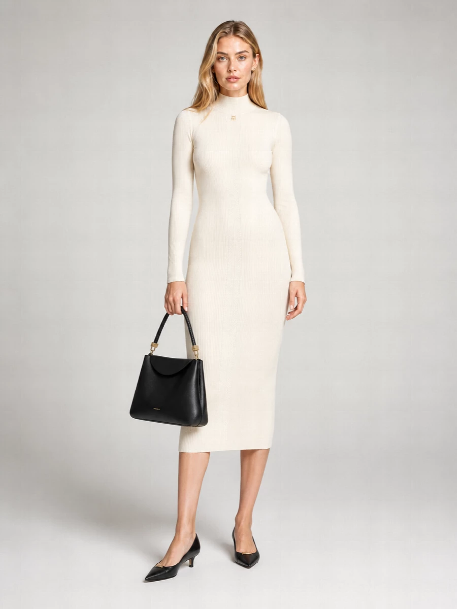 Coccinelle Calf Leather Shoulder Bag Tiggy