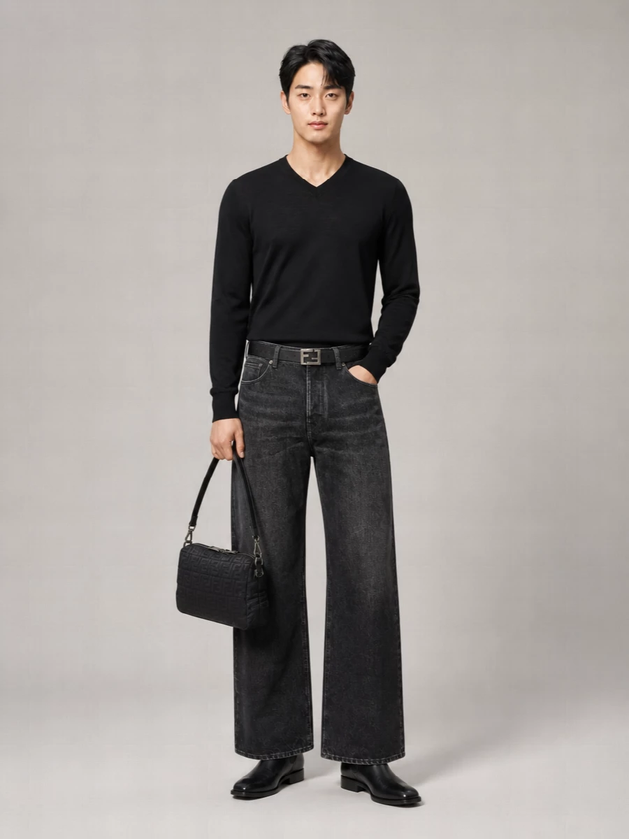 Fendi Denim Regular-Fit Jeans