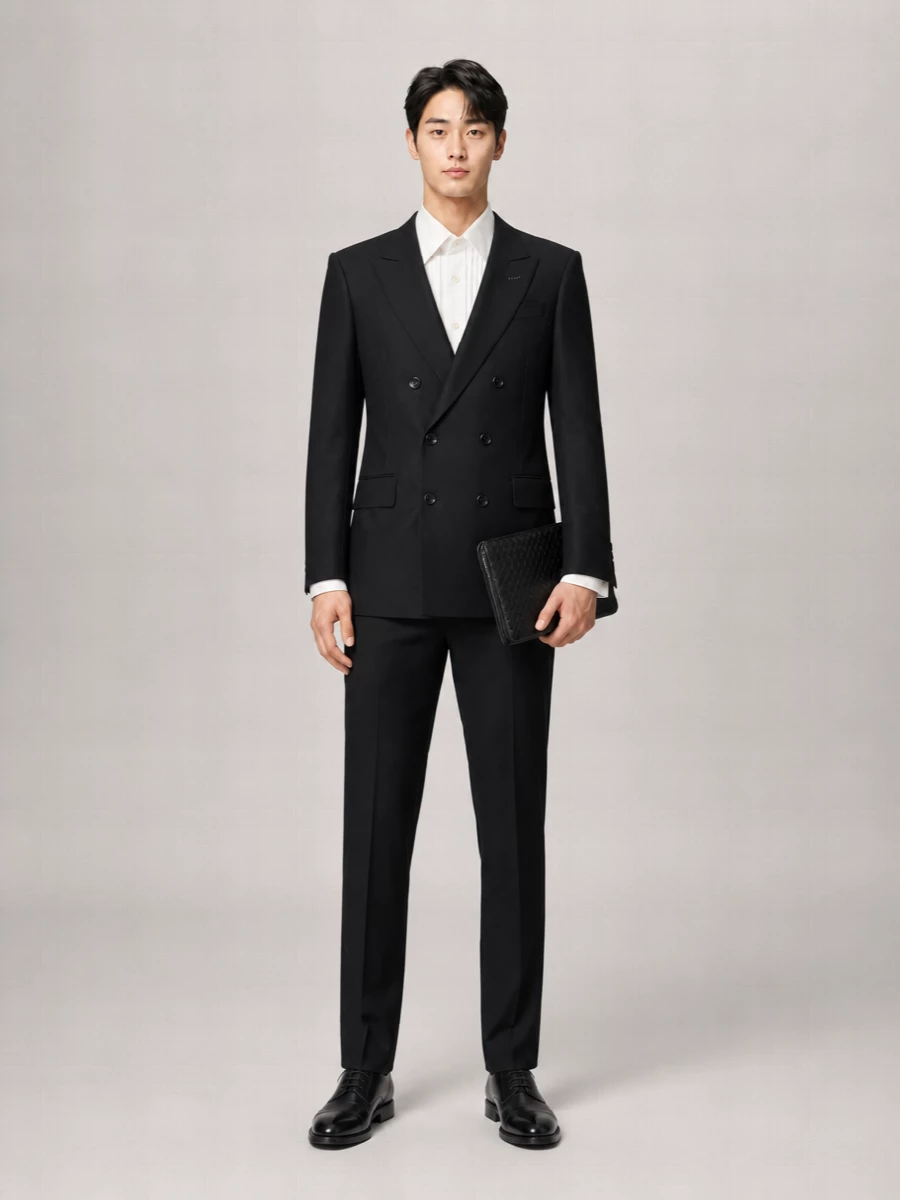 Tom Ford Wool Double-Breasted Blazer