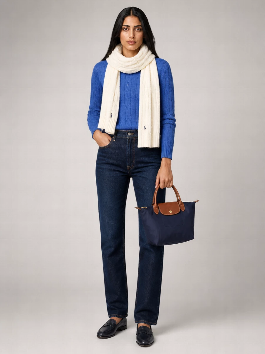 Ralph Lauren Wool Cashmere Long Sleeve Pullover