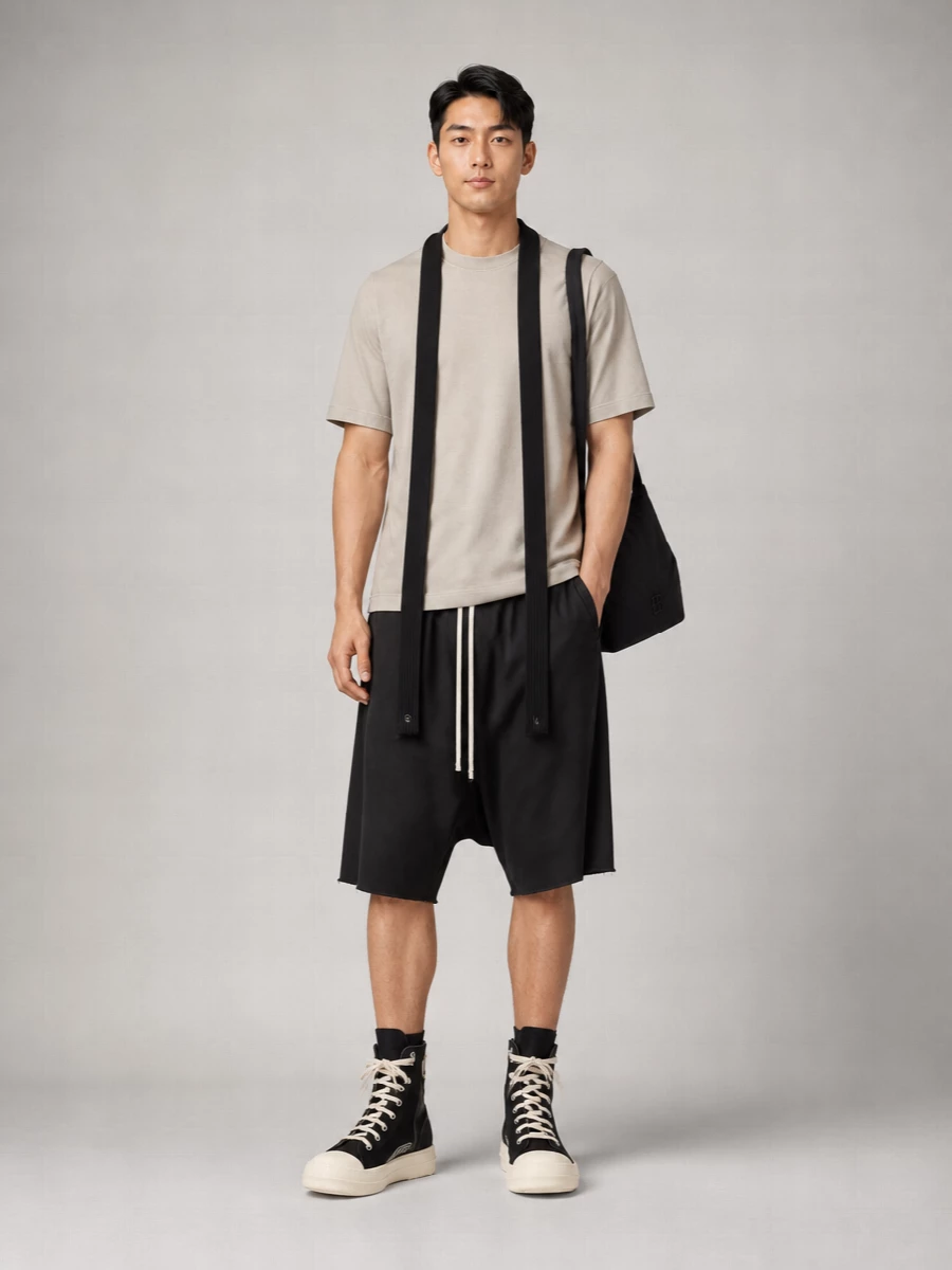 Rick Owens Drkshdw Cargo Sneaker Boots