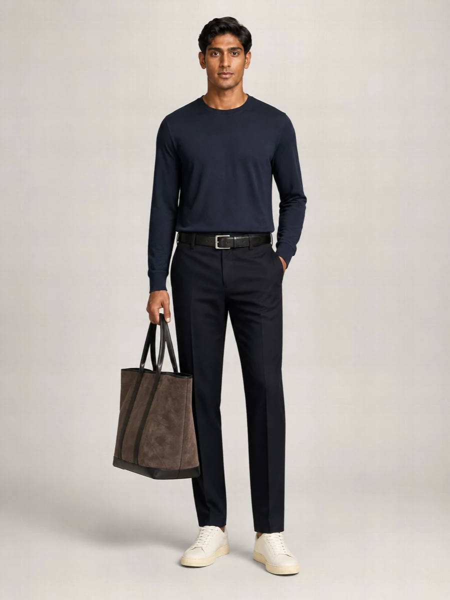 Tom Ford Long-Sleeve Crewneck T-Shirt