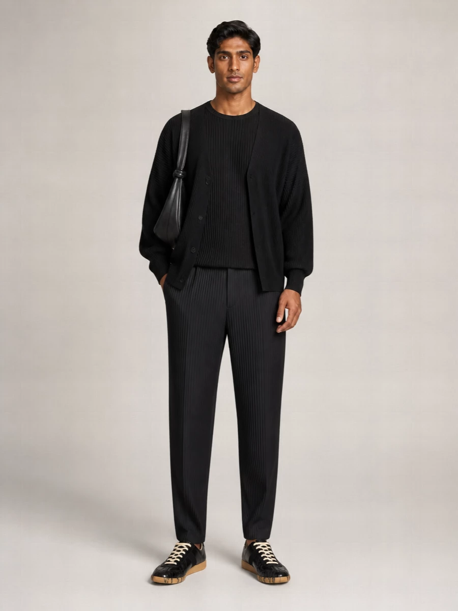 Homme Plisse Issey Miyake Polyester Cardigan