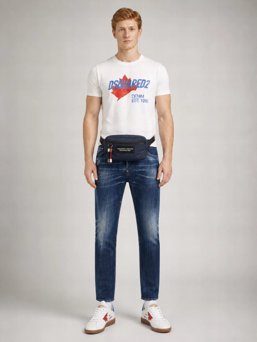 Dsquared2 Denim Tapered-Leg Trousers