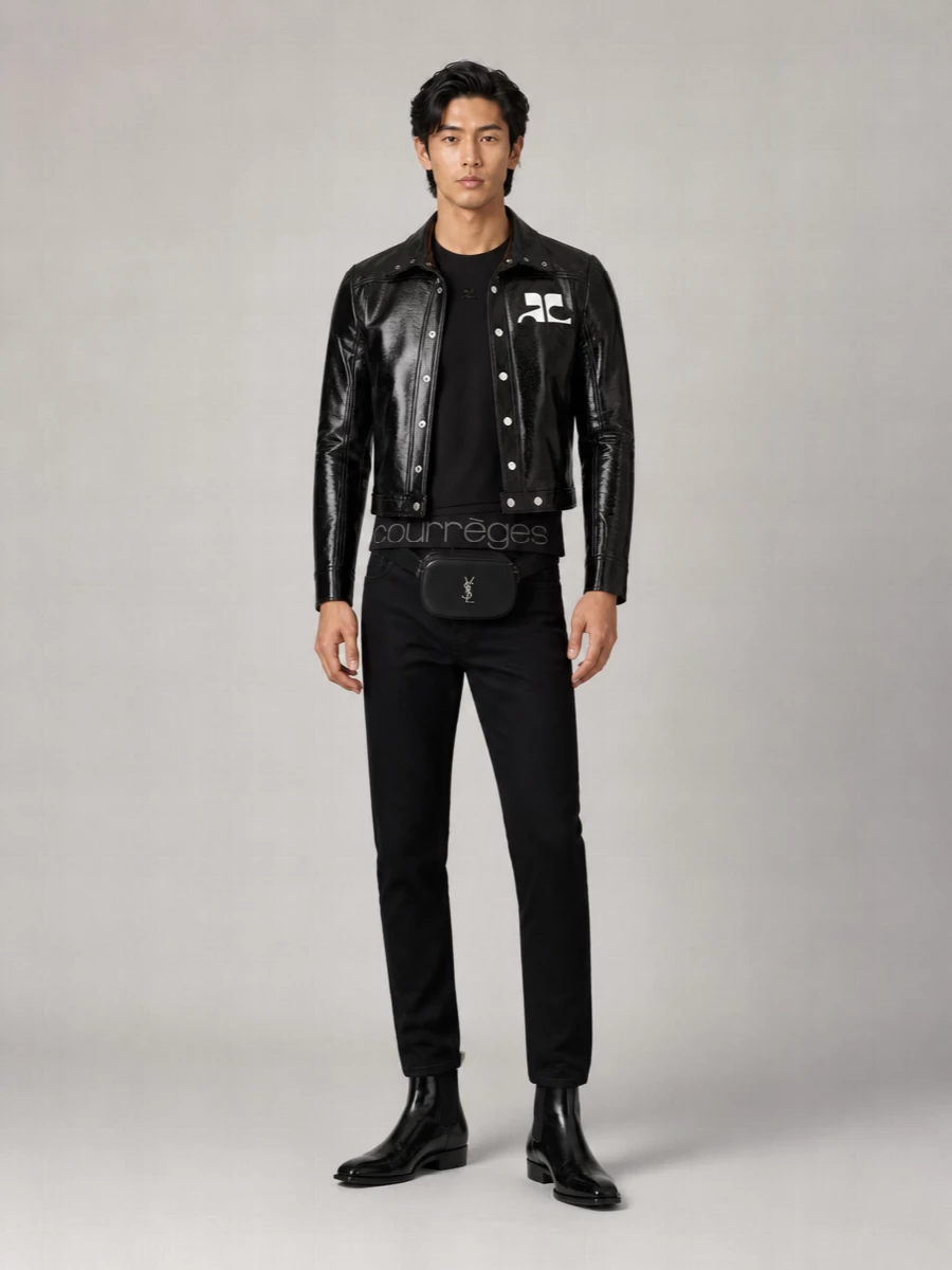 Courrèges Faux Leather Jacket