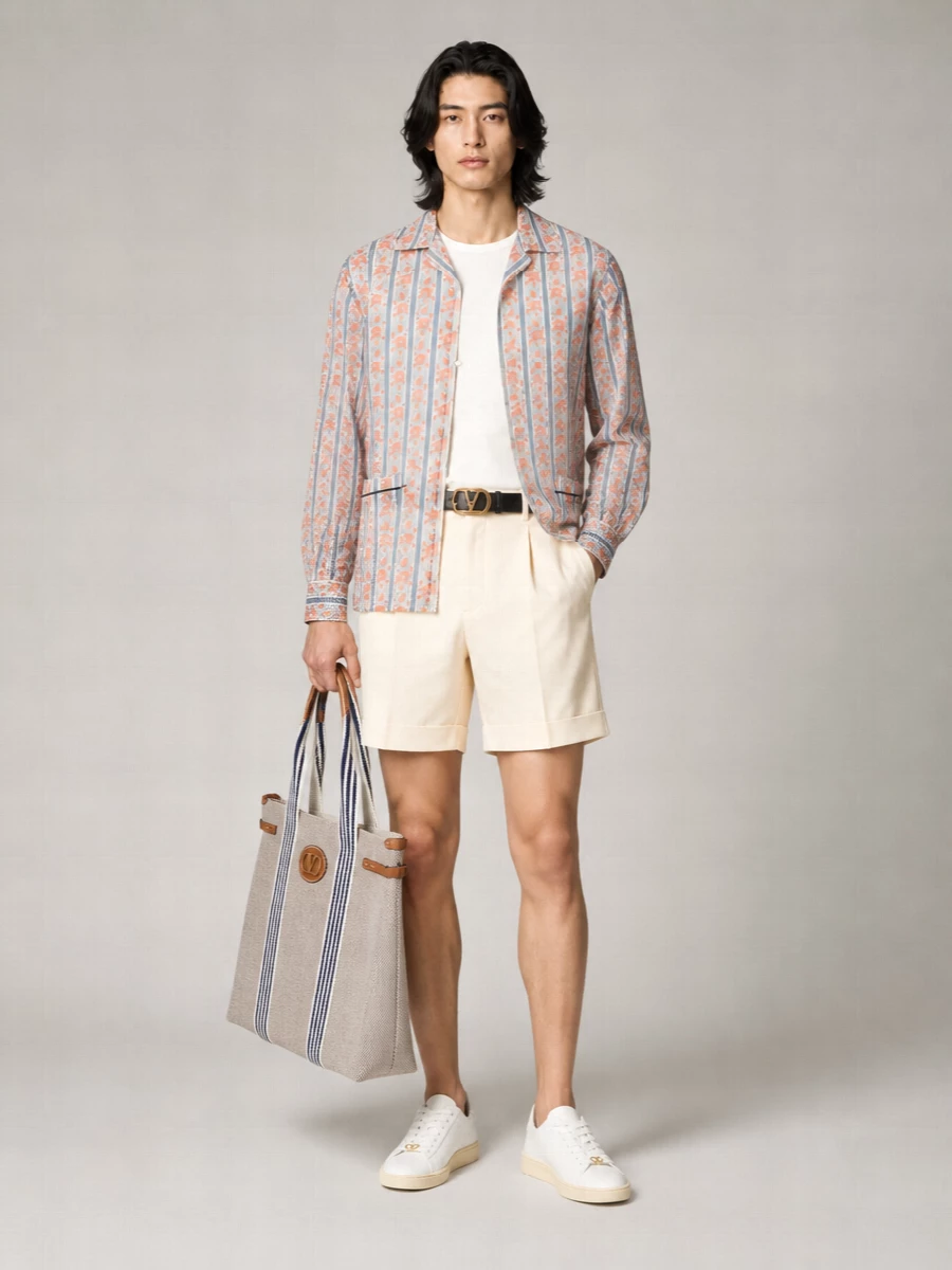 Valentino Printed Cotton Shirt