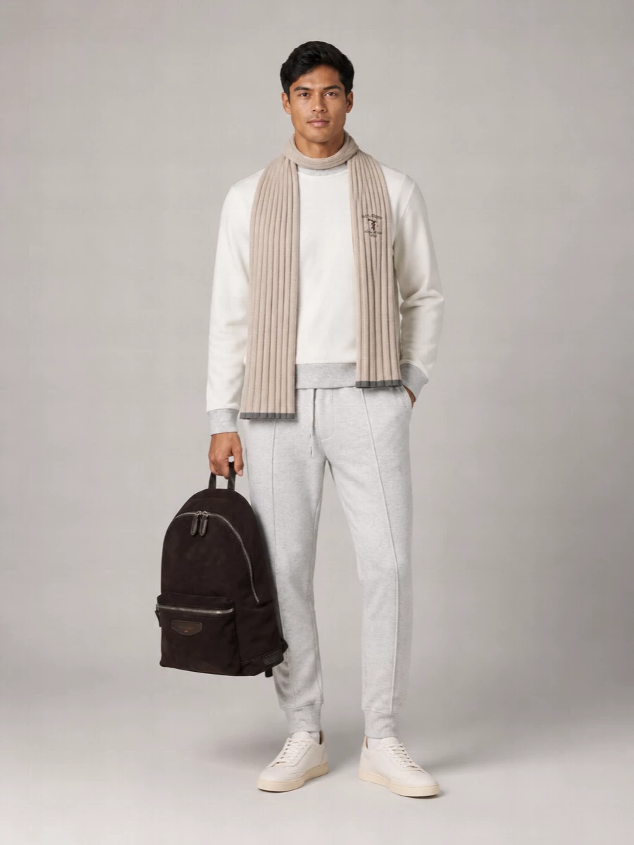 Santoni Suede Backpack