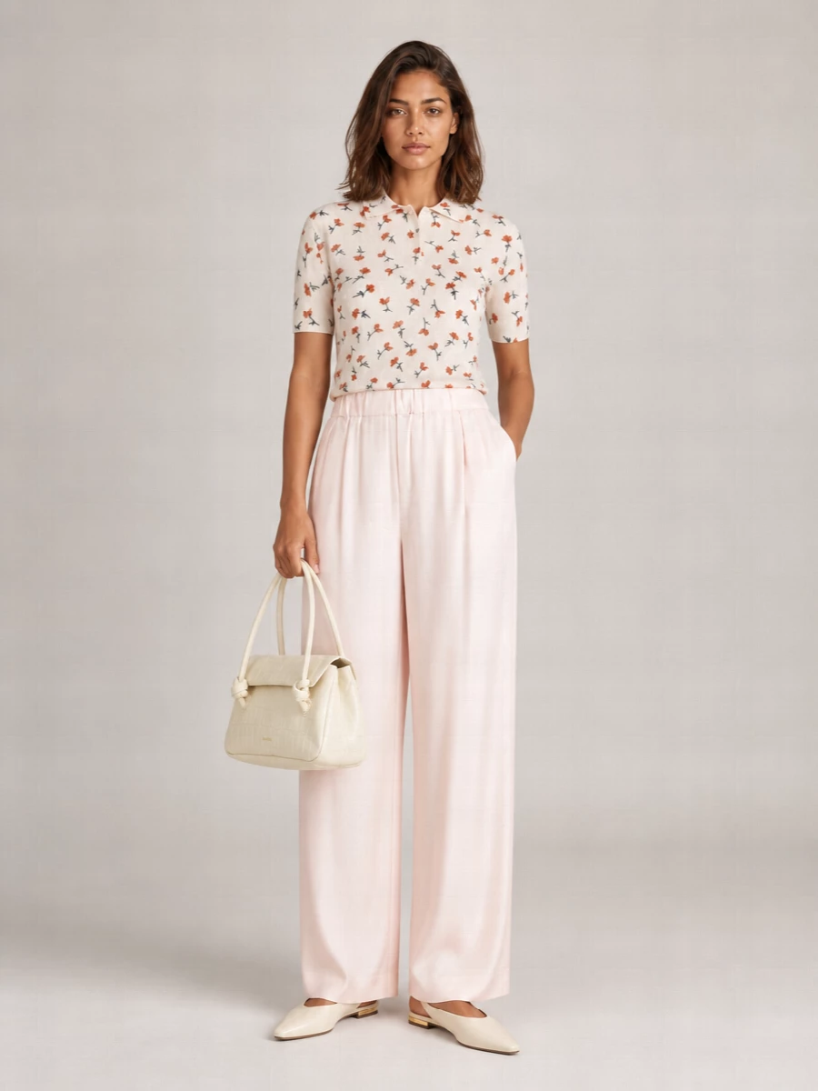 Jil Sander Short-Sleeve Knitted Top