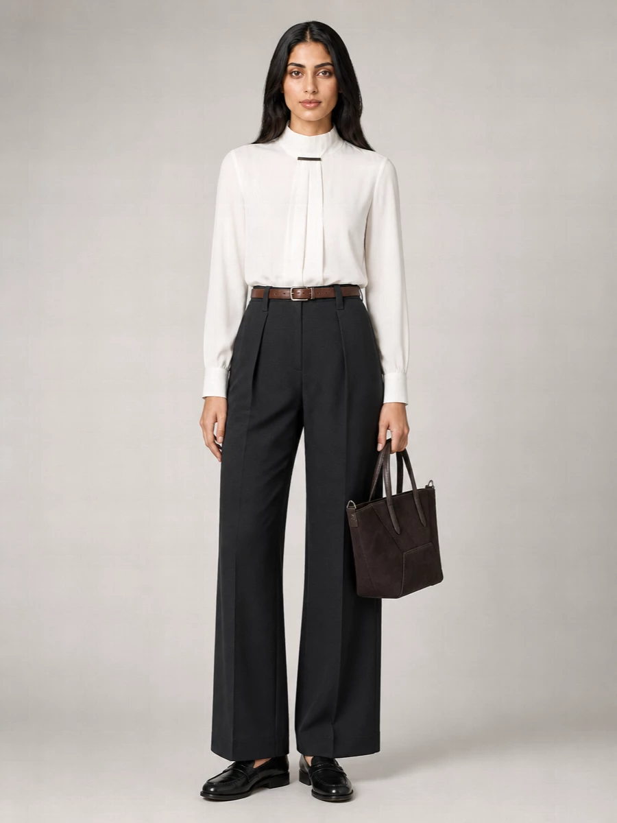 Brunello Cucinelli Wool Tailored Trousers