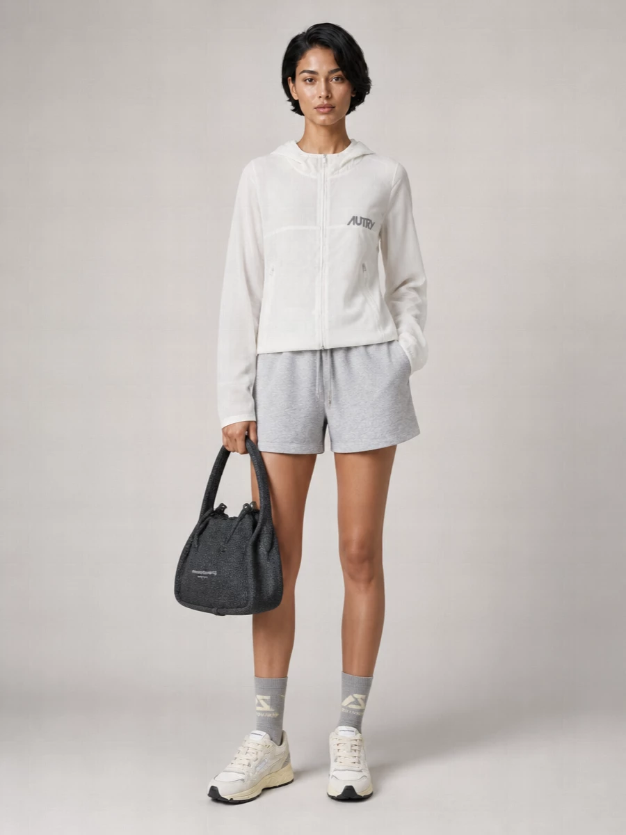Autry Nylon Hooded Windbreaker