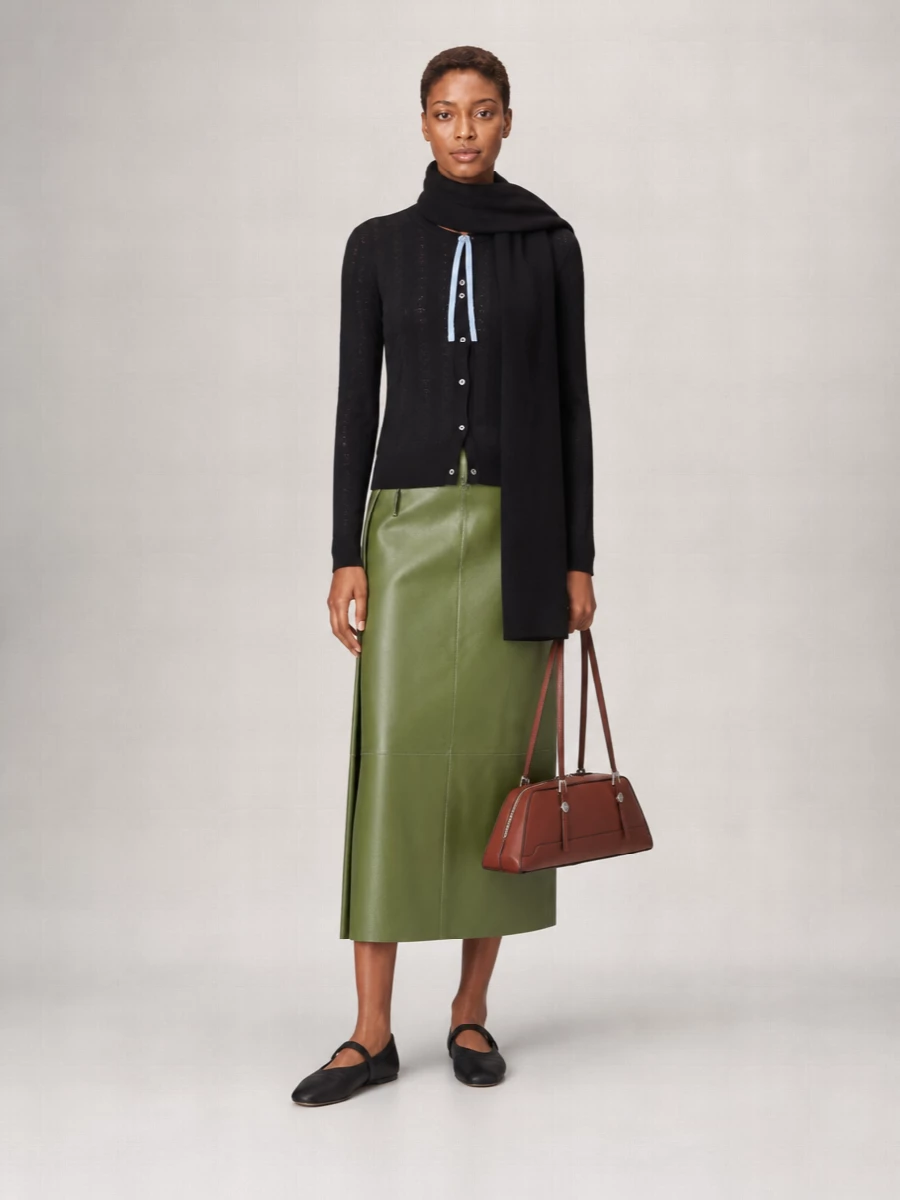 Marni silk merino wool textured knit cardigan