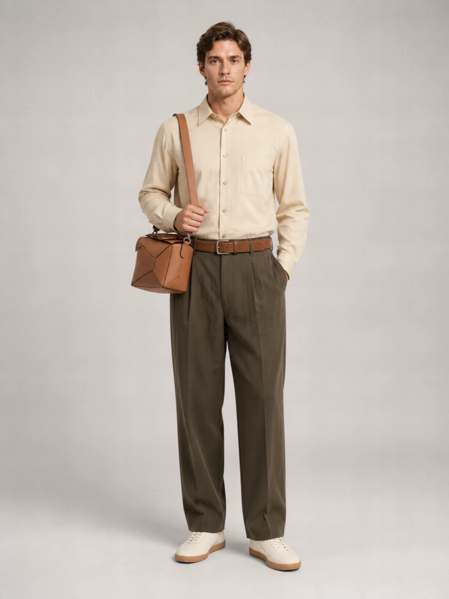 Lemaire Silk Blend Regular Shirt
