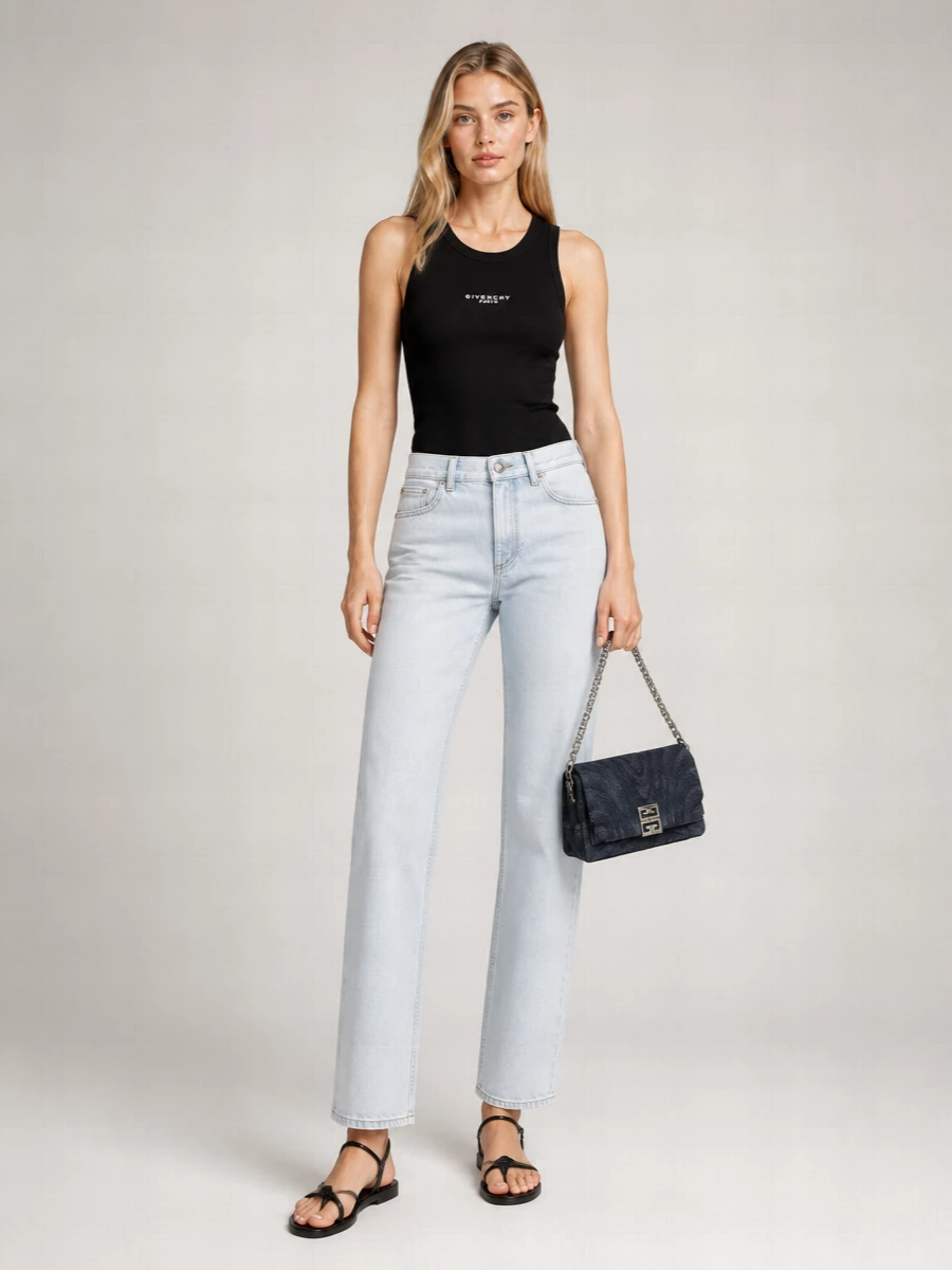 Givenchy Medium Denim Shoulder Bag