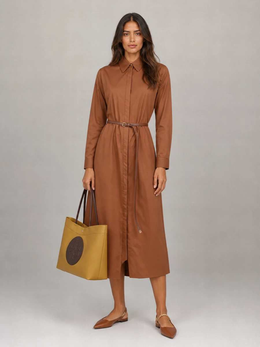 Michael Kors Leather Dina Flex Sling Ballerina Shoes