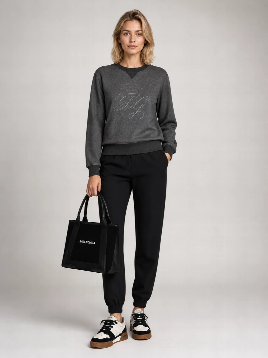 Dolce&Gabbana Cashmere Long-Sleeve Sweatshirt