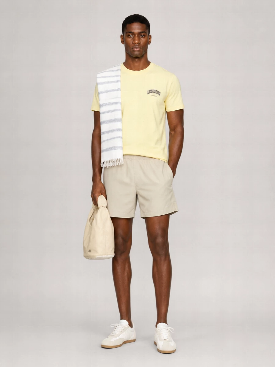 Les Deux Brady Hoop Cotton T-Shirt