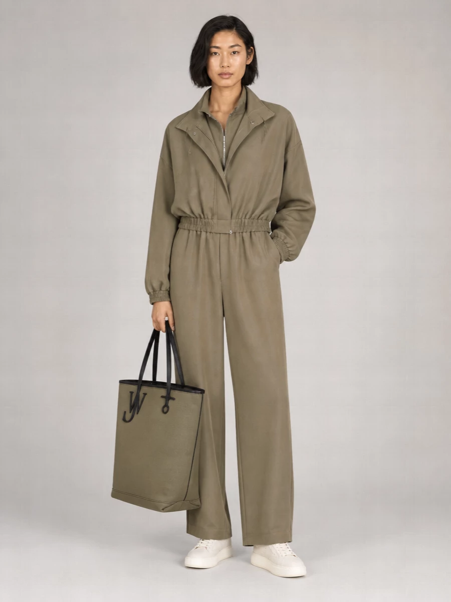Jw Anderson Tall Anchor Large Canvas Tote Bag