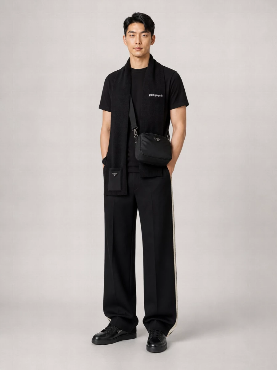 Palm Angels Cotton Regular-Fit T-Shirt Tripack
