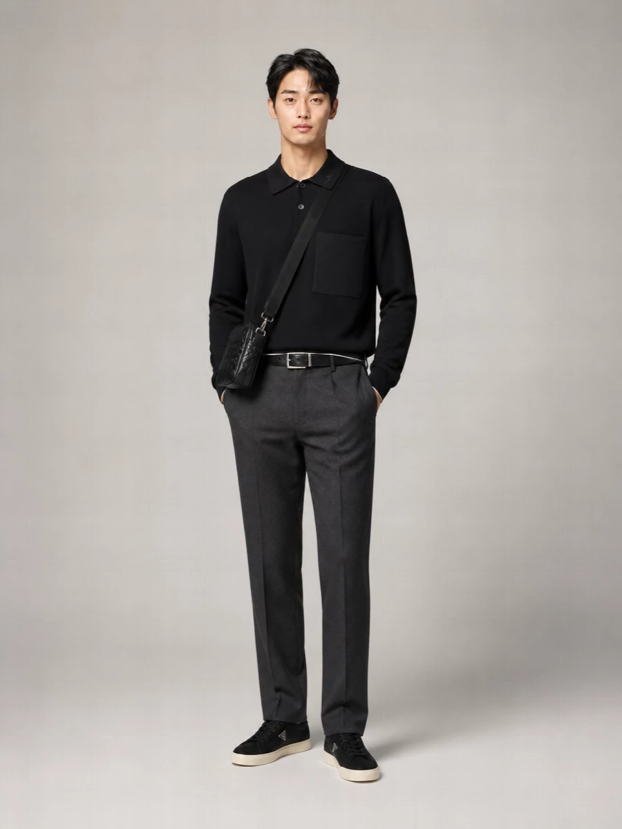 Jacquemus Knit Polo Shirt