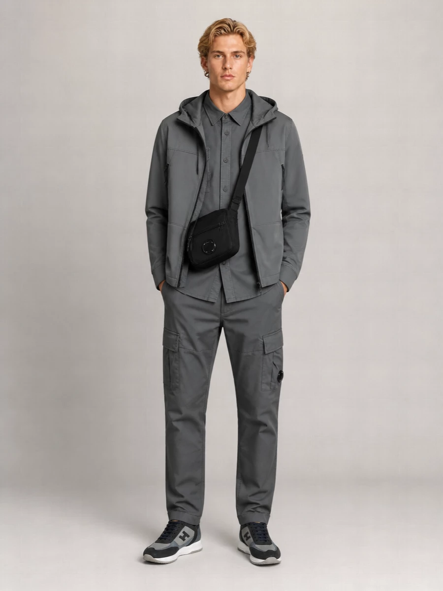 C.p. Company Hooded Softshell Jacket