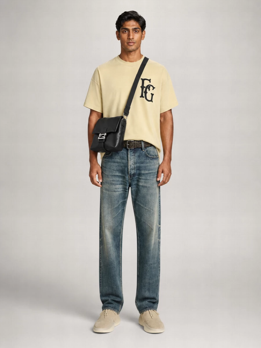 Fear Of God Denim Straight-Leg Jeans
