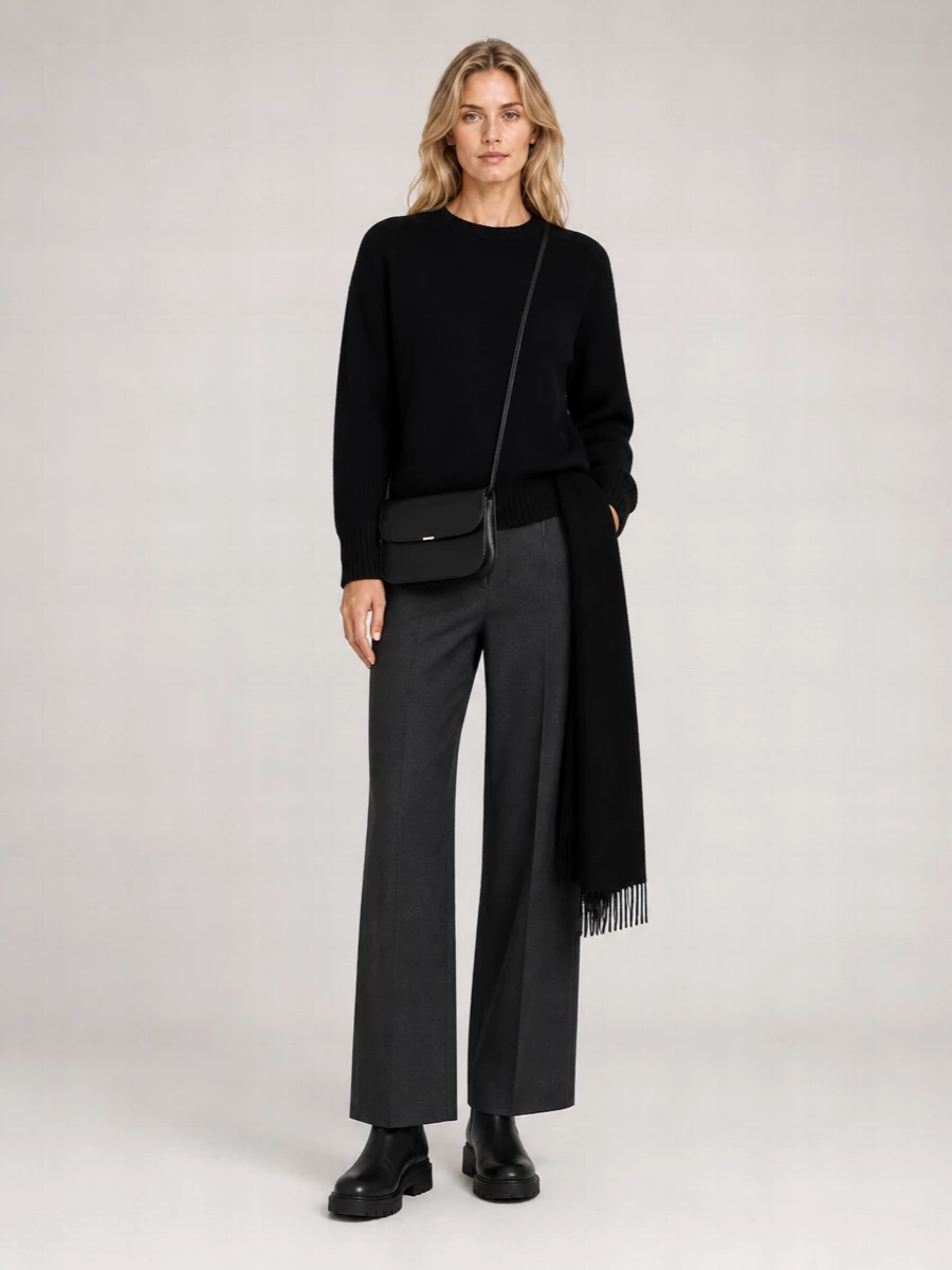 Loulou Studio Cashmere Oversized Long-Sleeve Sweatshirt