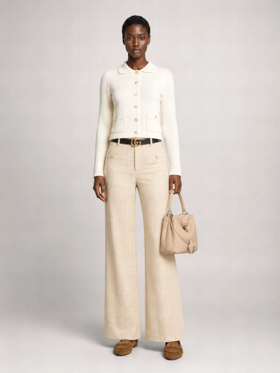 Gucci Fine-Knit Cotton Cardigan
