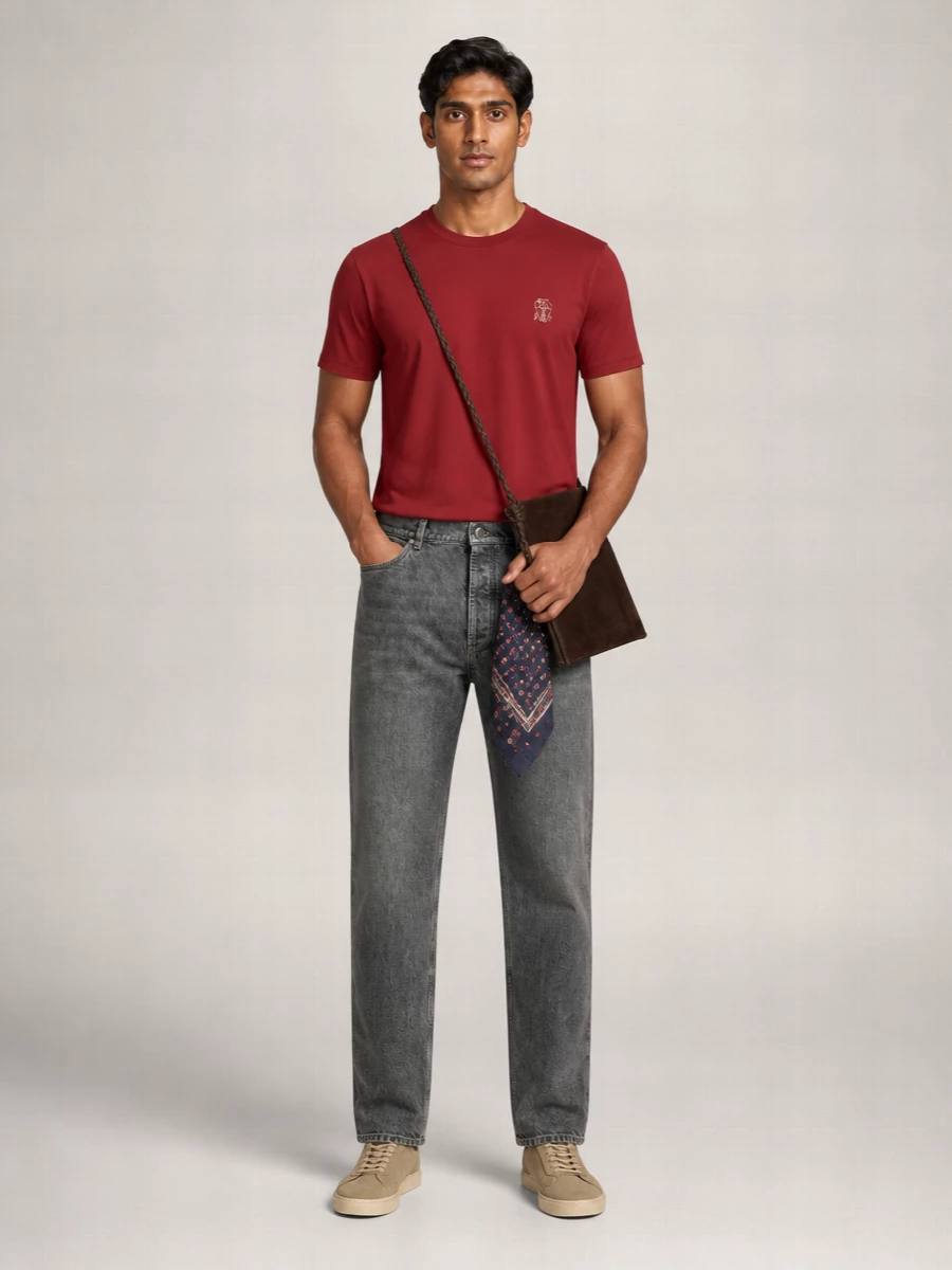 Brunello Cucinelli Silk Pocket Square