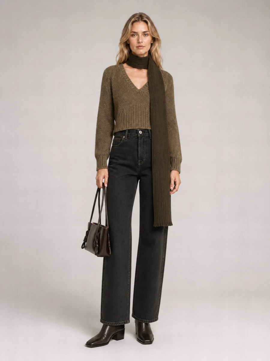 Our Legacy Wool Silk V-Neck Jumper