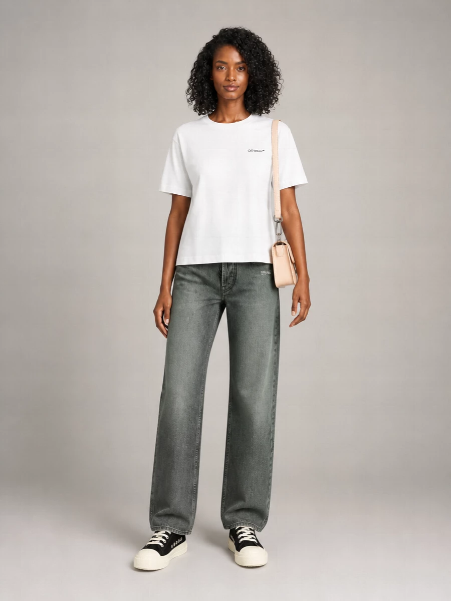 Off-White Cotton T-Shirt