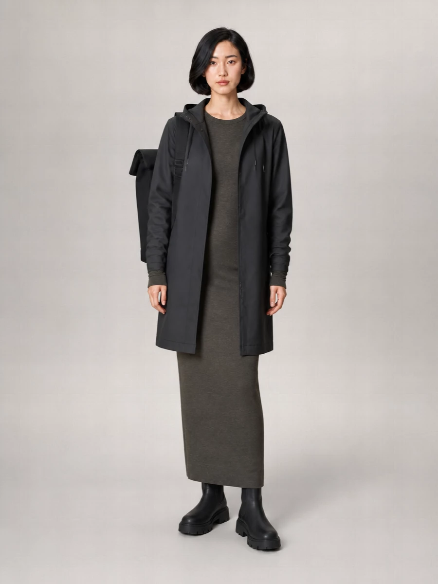 Rains Hooded Raincoat