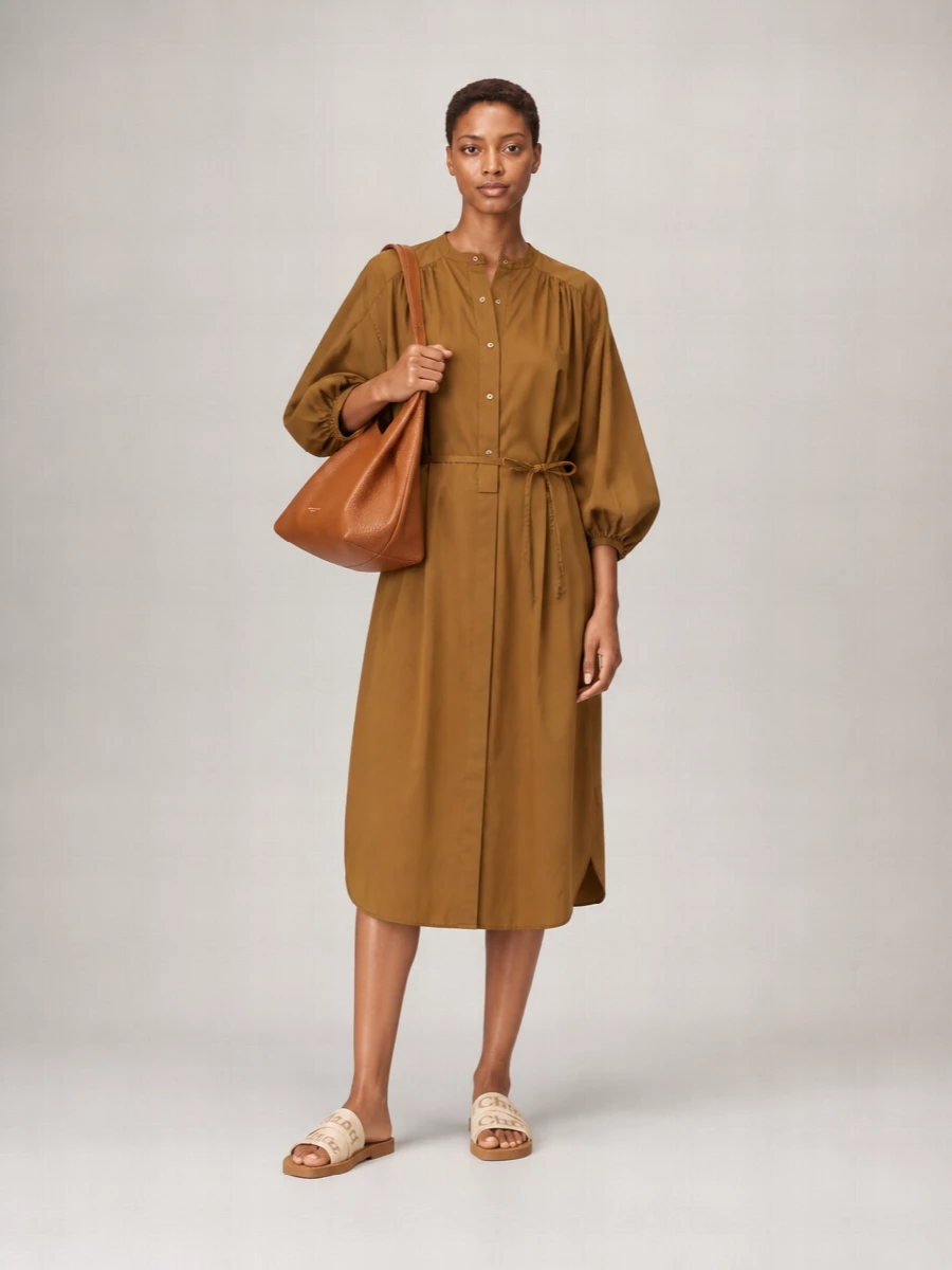 Chloé Linen Slide Sandals