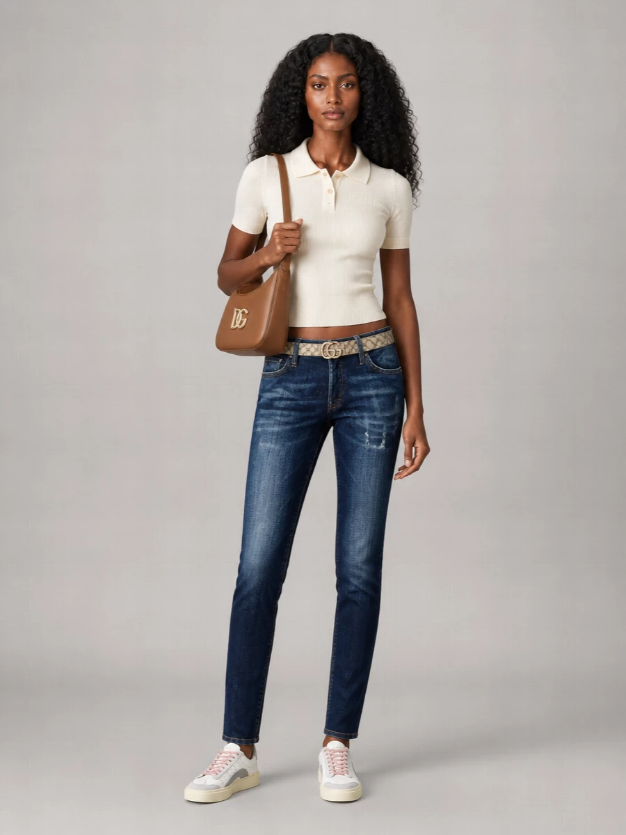 Dsquared2 Leather Low-Top Sneakers