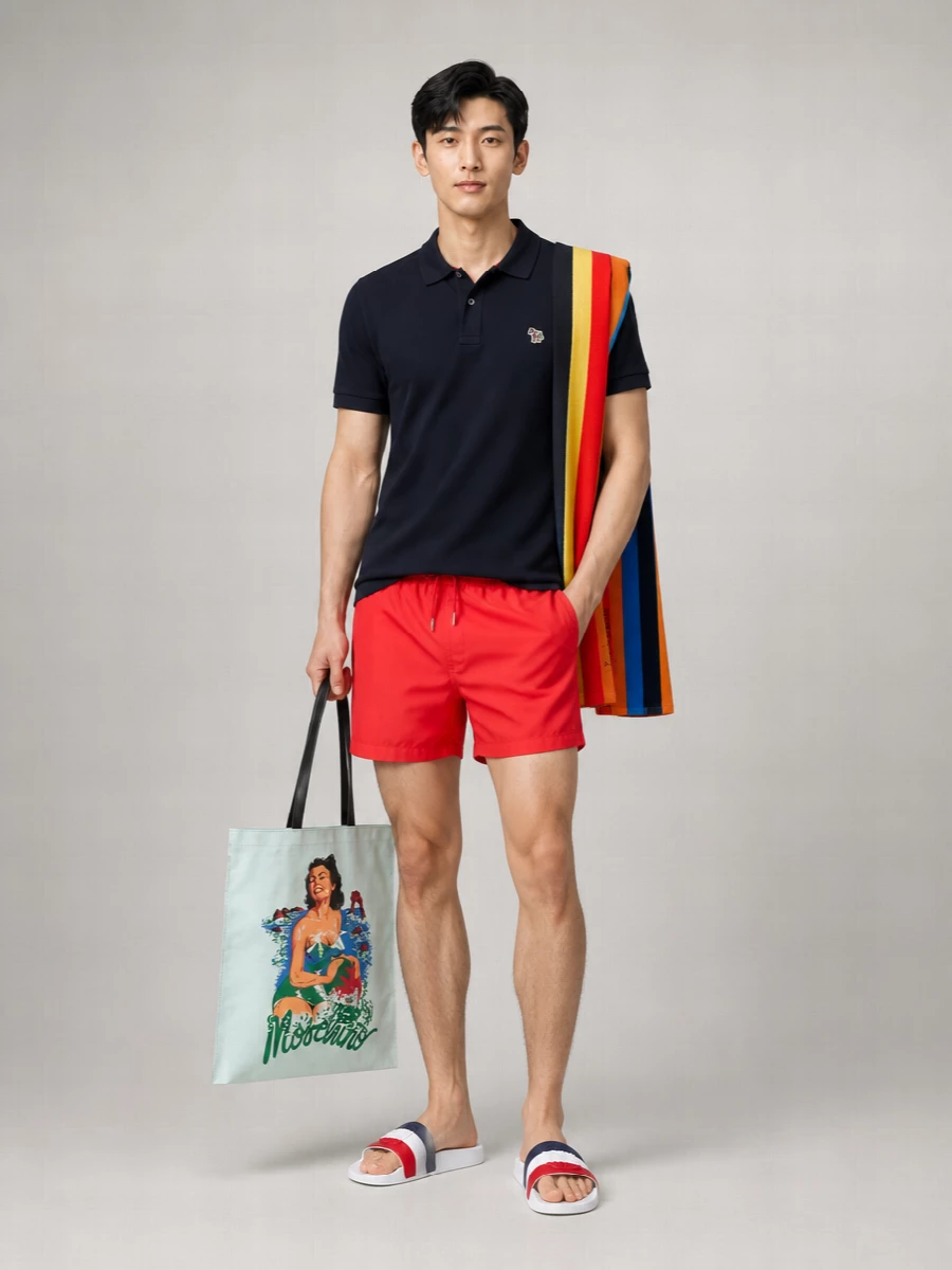 Paul Smith Striped Swim Shorts