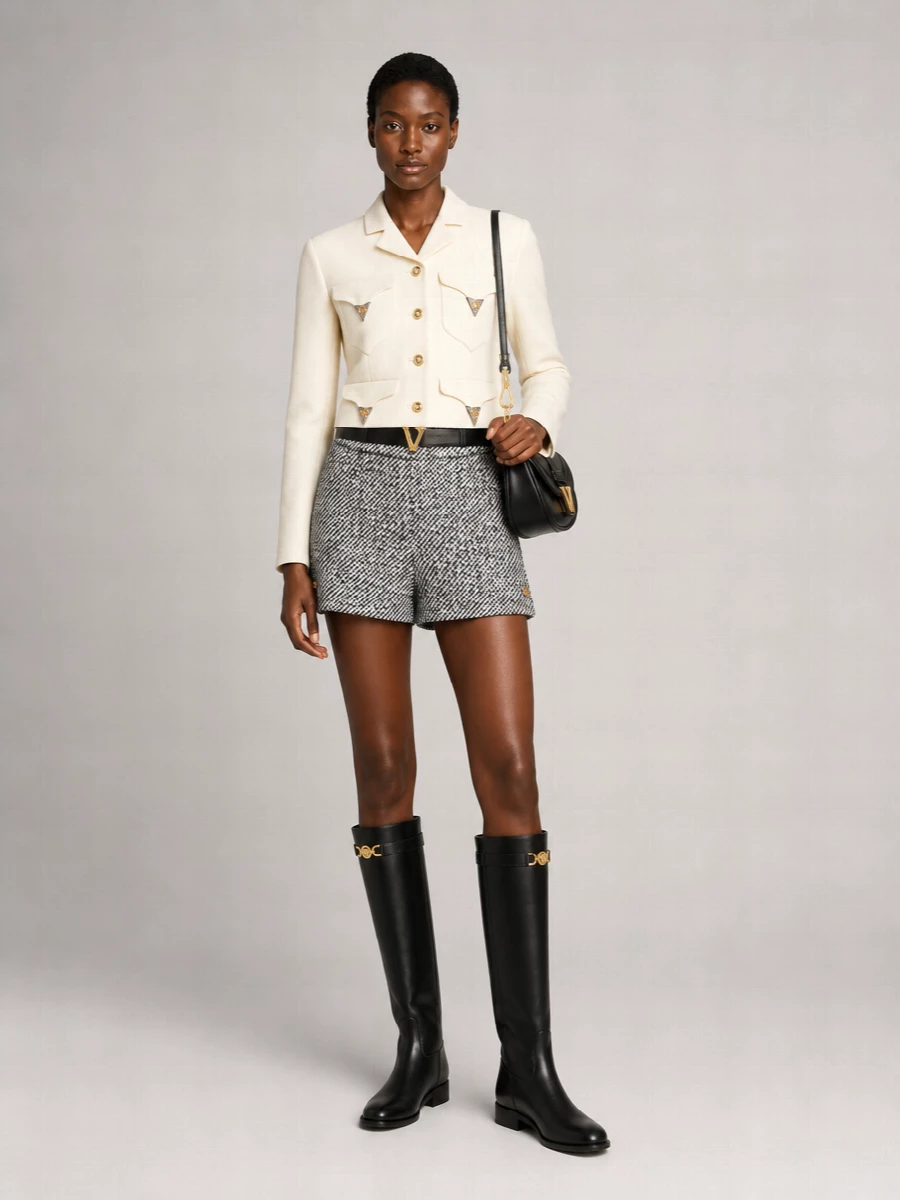 Versace Leather Boots