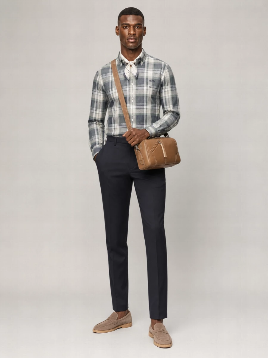 Barbour Tartan Cotton Long-Sleeve Shirt