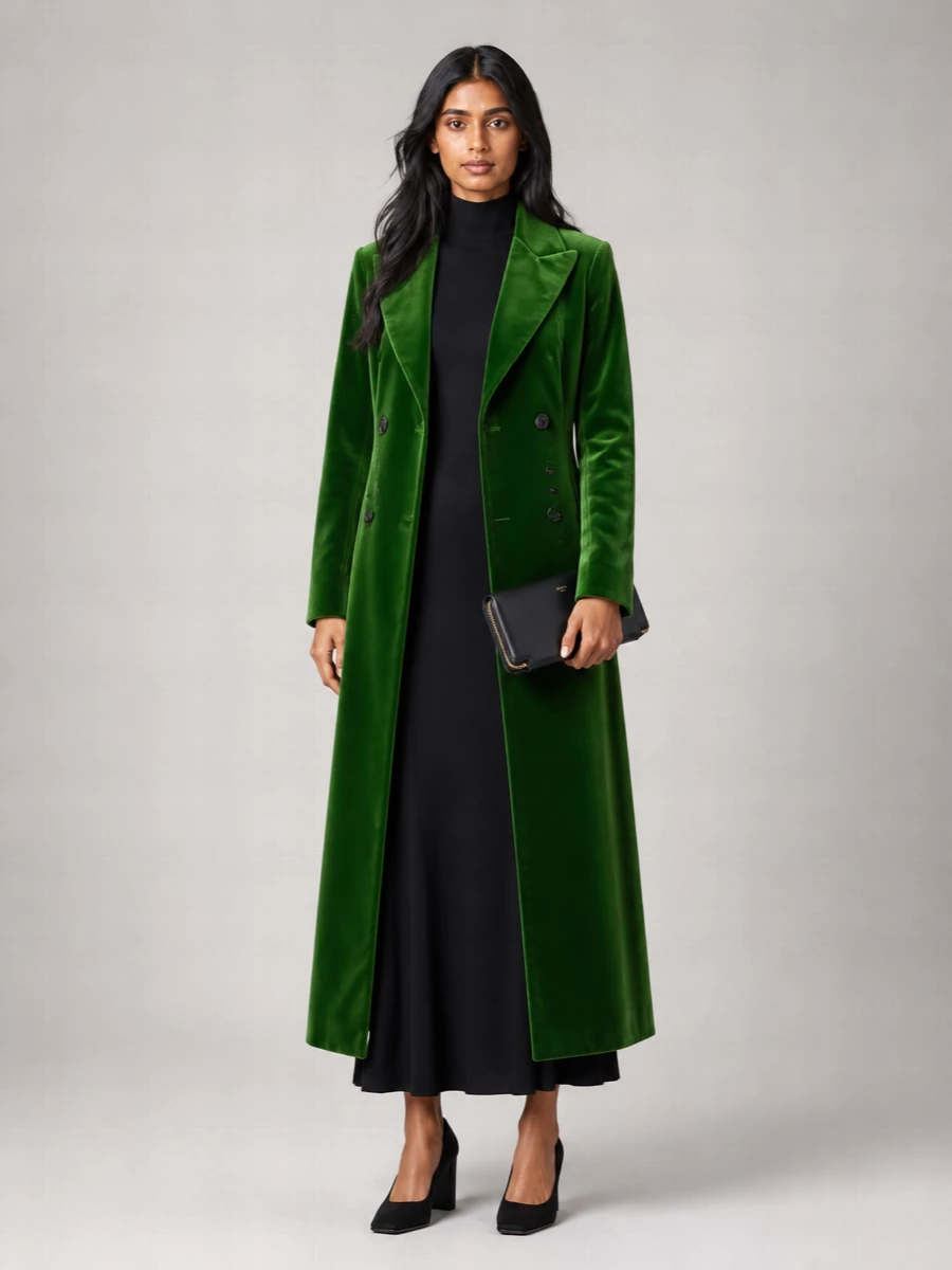 Alaïa velvet coat