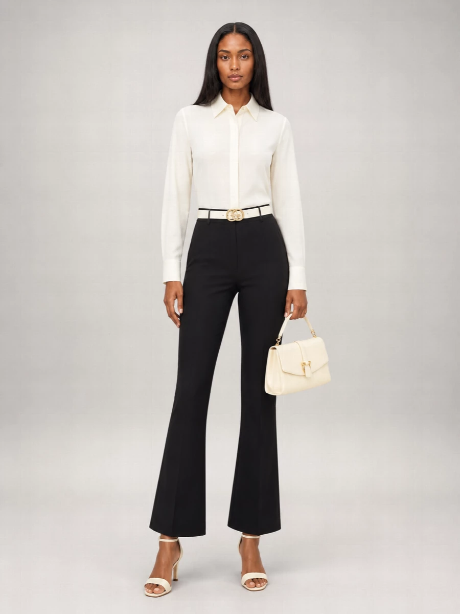 Ferragamo Silk Monogram Shirt