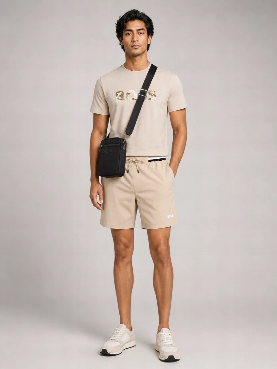 Boss Cotton Printed Short-Sleeve T-Shirt