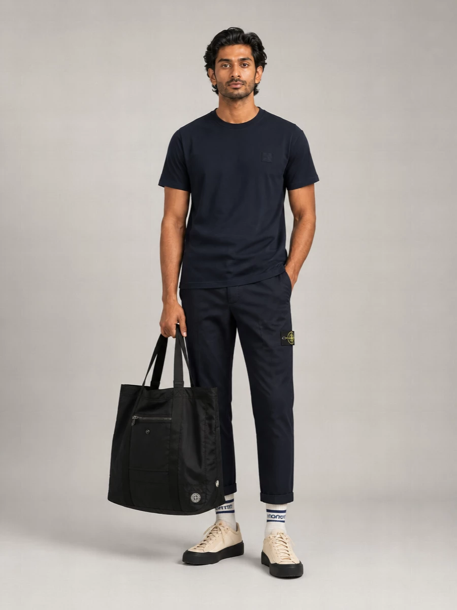 Stone Island Midnight Cotton Crew Neck T-Shirt