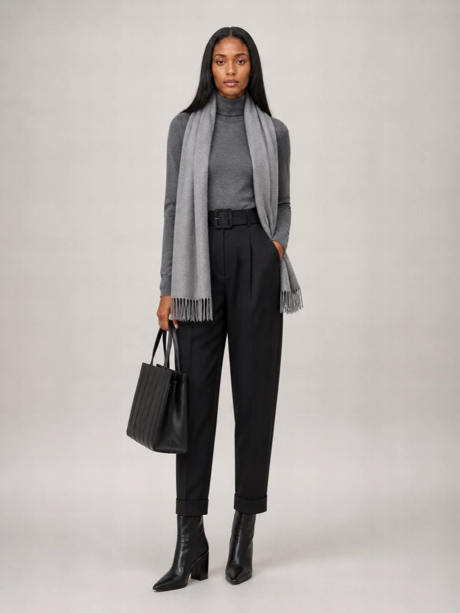 Max Mara cashmere turtleneck long-sleeve sweater