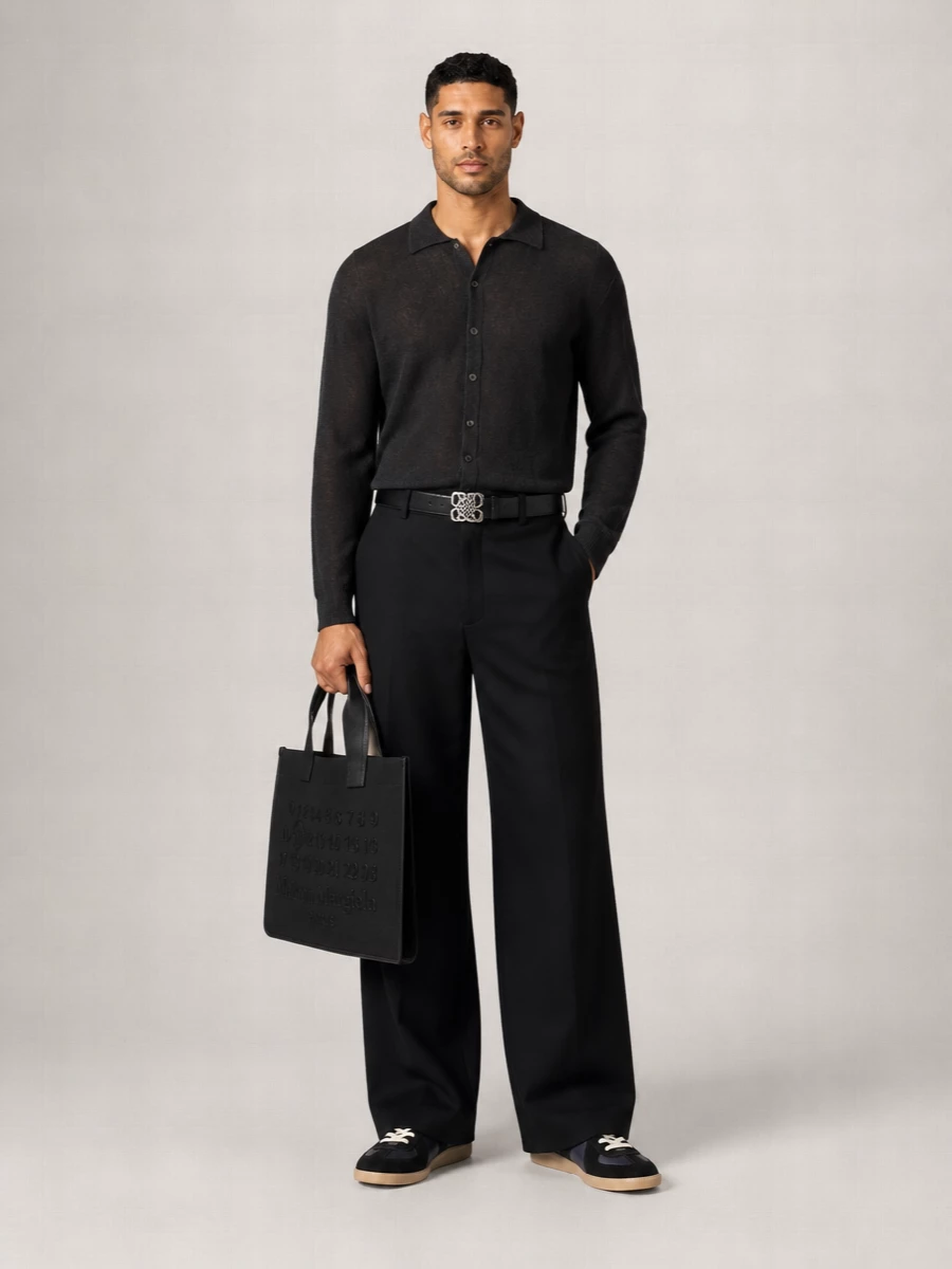 Our Legacy Denim Relaxed-Fit Wide-Leg Jeans