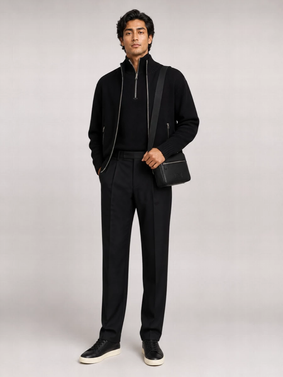 Tom Ford Virgin Wool Zip-Up Jacket