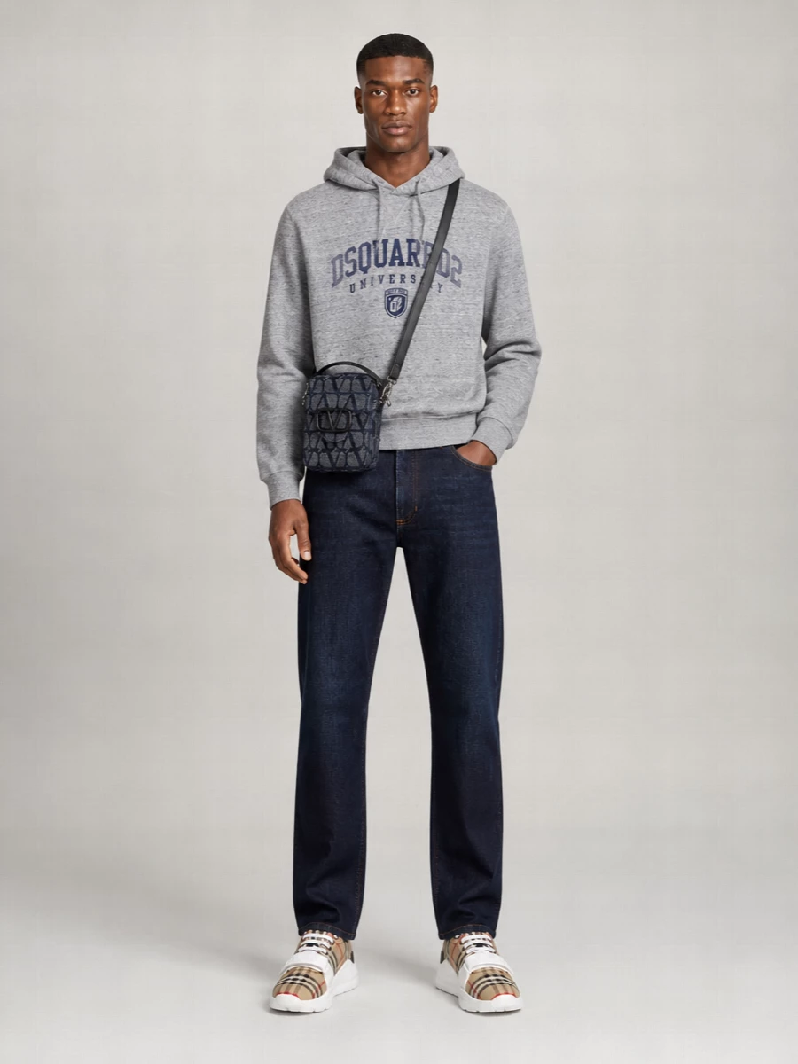 Burberry Cotton Check Low-Top Sneakers