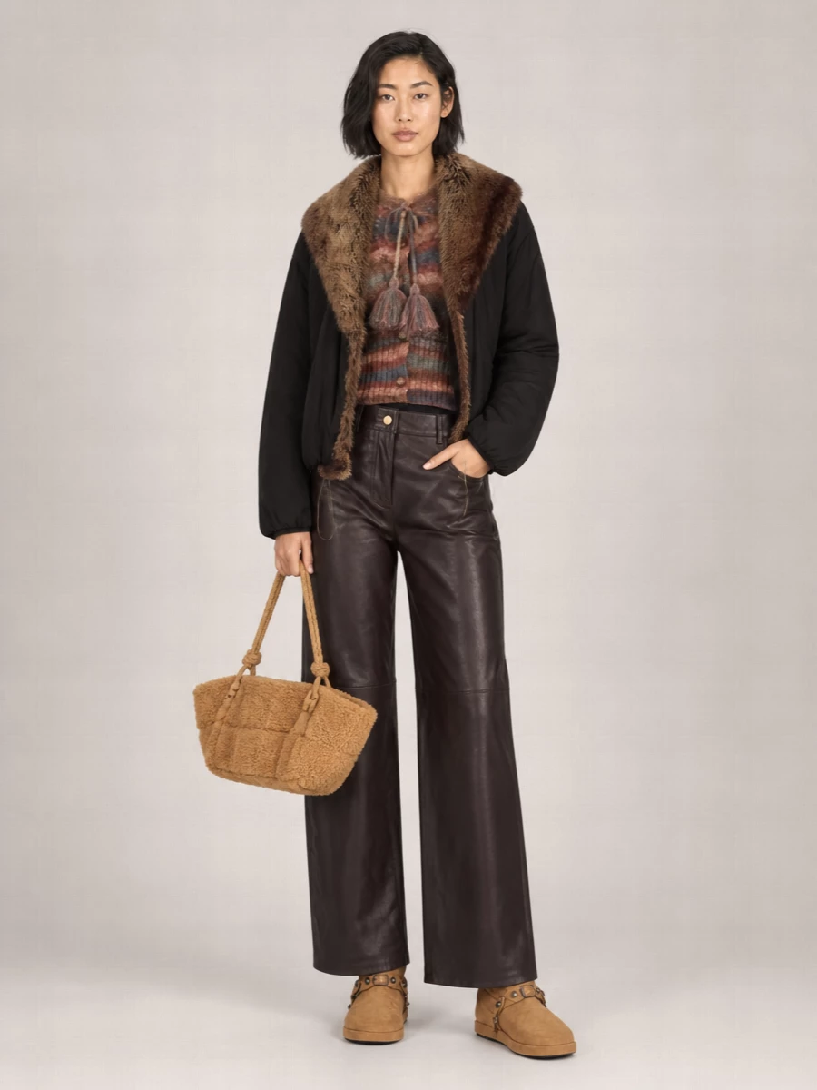 Balenciaga Leather Alaska Soft Ankle Boots