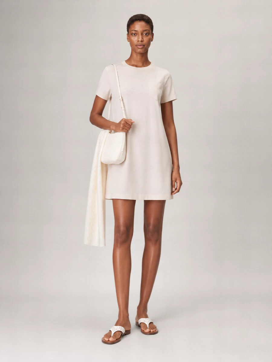Sacai Draped Mini Dress